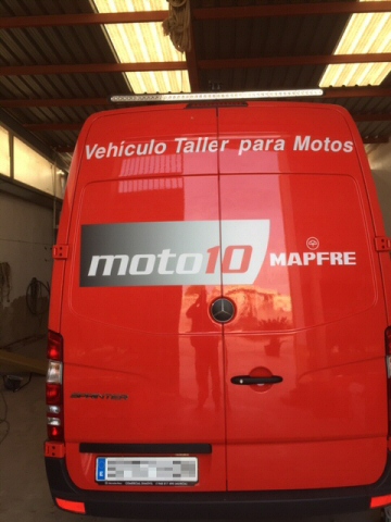 Equipamiento de furgonetas taller Madrid